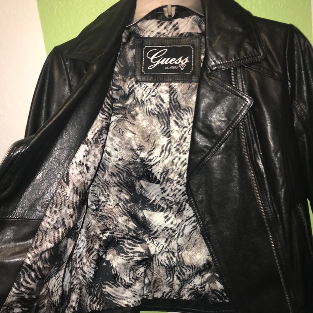 Guess leather jacket